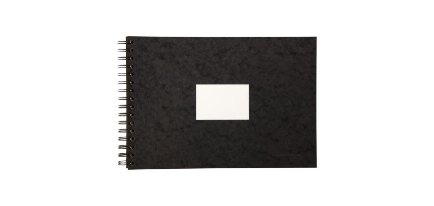 Carnet de Voyage aquarelle spiralé 20F A4 300g - Noir