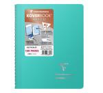 Carnet reliure intégrale enveloppante Koverbook Silver A5 160 pages ligné couverture polypropylène opaque - Assortis