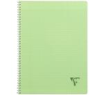 Cahier reliure intégrale Linicolor FRESH 24x32cm 180 pages grands carreaux couverture plastique polypropyène rainuré Couleur aléatoire - Assortis