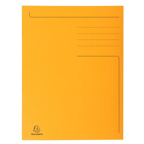 Subcarpetas 3 solapas Exacompta Forever® impresas 280 g/m2 - Naranja