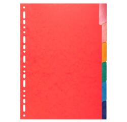 Separadores Cartulina lustrada 225 g/m 2 pestañas colores plastifi cadas - Multicolor - Colores surtidos