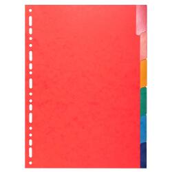 Divider Pressbd A4 225g 6P ColouRed - Assorted colours