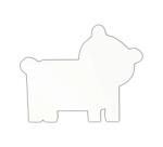 Symbole ours 20.5cm - Blanc