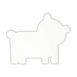 Symbole ours 20.5cm - Blanc