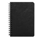 Cahier reliure intégrale Age Bag 9x14 100 pages 5x5 - Noir