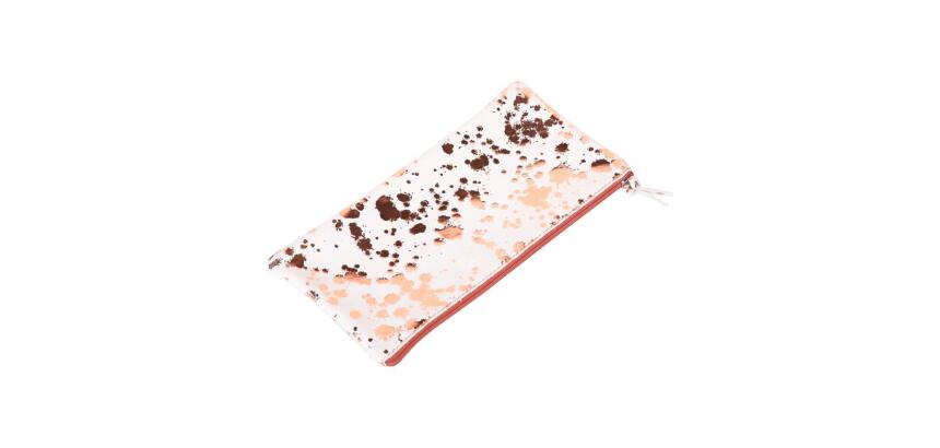 COSMICUIR LISSE Trousse plate 22x11cm - Cuivre