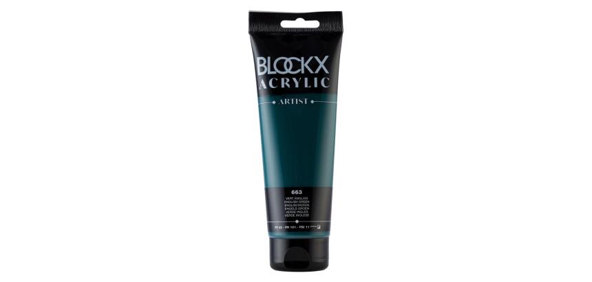 Peinture acrylique fine tube 250ml - Vert anglais
