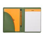 Rhodiarama livret porte-bloc N°16 pour bloc ou carnet format A5 - Sauge