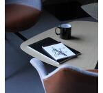 Bloc agrafé Rhodia N°19 21x31,8 cm 80 feuillets ligné avec marge 80g - Noir