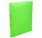 Classeur 2 anneaux plastifié Exacompta Crystal colours A4 - Dos 2 cm couleurs assorties