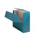 Boîte de transfert OfficeByMe dos 90mm - Bleu canard