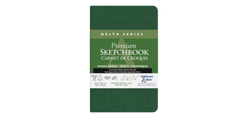 Delta Series carnet souple 26F 8,9x14cm 270g - Ivoire