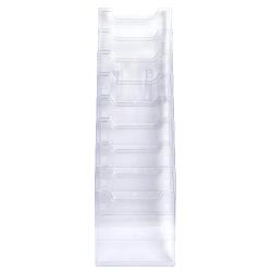 WALL RACK A4 PORTRAIT (8) clear - Crystal