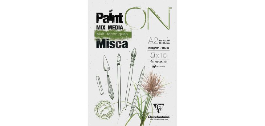 PaintON Misca bloc collé 15F A2 250g