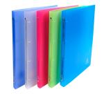 Classeur 4 anneaux plastifié Exacompta Chromaline A4 - Dos 2 cm couleurs assorties
