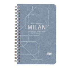 Jean métro, Carnet répertoire reliure intégrale 11 x 17 cm 100 pages, ligné, ass. - Bleu jeans
