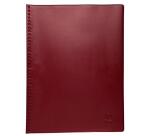 Protège-documents PVC - 30 pochettes - 60 vues - Vega opaque - A4 rouge