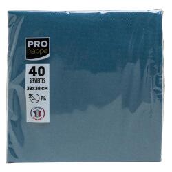 Pack of 40 micro-embossed 2-ply wadding napkins - 38x38 cm