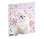 Cahier de textes Lovely 17 x 22 cm - Visuels assortis