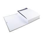 Exacompta Balacron Expanding Spine Folder, A4, Hook and Loop Strap