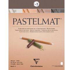 Clairefontaine Pastelmat Pad No.2 - 24x30cm - 360gsm - 12 Sheets