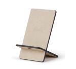 Rhodiarama support pour téléphone mobile simili cuir italien 13x8x8,5 cm - Beige