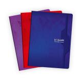 Cahier piqué 7000 24x32 cm 192 pages petits carreaux 70 g - Assortis