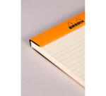 Bloc agrafé Rhodia le R N°16 14,8x21 cm 70 feuillets ligné 90g - Noir