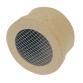 Boite ronde grillagée 8x8x4cm - Kraft
