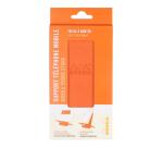 Rhodiarama support pour téléphone mobile simili cuir italien 13x8x8,5 cm - Tangerine