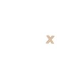 Petite lettre kraft x 8,5cm - Kraft