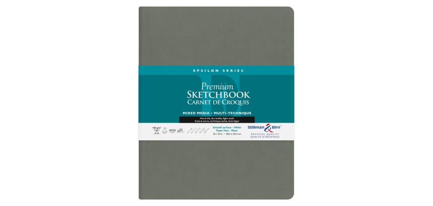 Epsilon Series carnet souple 46F 20,3x25,3cm 150g - Blanc