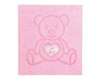 Álbum de fotografías para bebés TEDDY OURS 29x32 cm - 300 fotos 60 páginas - Rosa