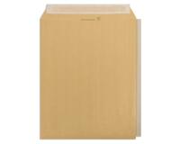 Boite de 100 Pochettes Kraft Adour Brun avec Dos Rigide en Carton 24-260x330 mm - Auto-Adhésives - 90g/m2 - Brun