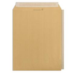 Boite de 100 Pochettes Kraft Adour Brun avec Dos Rigide en Carton 24-260x330 mm - Auto-Adhésives - 90g/m2 - Brun