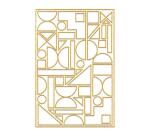 Set de 5 cadres à peindre - Géométriques - Blanc