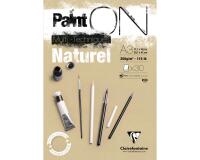 Paint'ON Naturel bloc collé 30F A3 250g