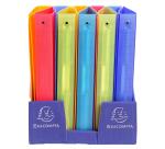 Classeur 4 anneaux 30mm polypropylène 12/10e Linicolor - A4 maxi - Couleurs assorties