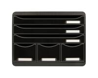 STORE-BOX MAXI 6 drawers ECOBlack glossy - Glossy black