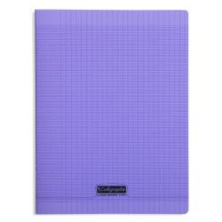 Cahier piqué 8000 POLYPRO A4 192 pages grands carreaux 90 g - Violet
