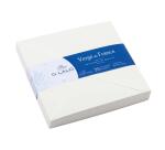 25 enveloppes 140x140mm Vergé de France doublées gommées
