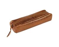 KLEO-PATHRA CUIR Trousse rectangulaire 4x21x6 cm Bronze