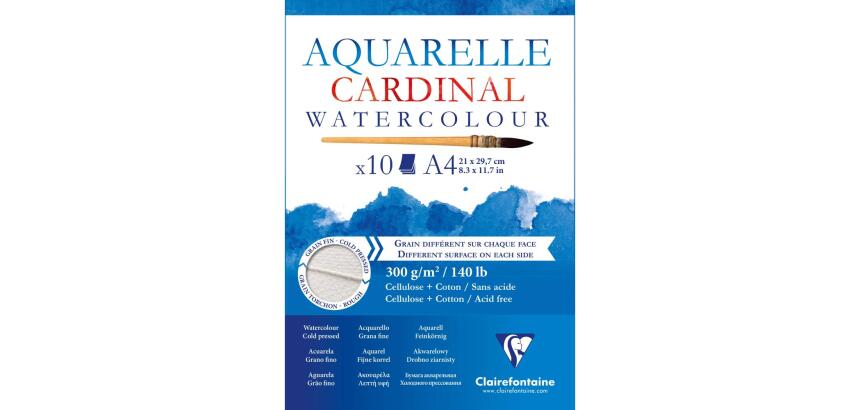 Cardinal bloc collé 10F A4 300g