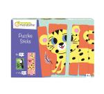 Puzzles Sticks, Animaux de la savane - Multicolore