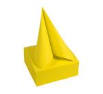 Pack of 50 micro-embossed 2-ply cotton cocktail napkins - 20x20 cm