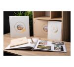 Livre d'or 100 pages tranche or Ringflower