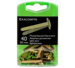 Boîte de 40 attaches parisiennes 30mm - Or