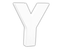 Petite lettre Y 12cm - Blanc
