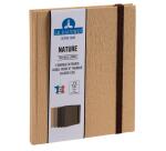 Carnet Nature 220x170, 192 pages lignées - Beige