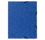 Paquet de 3 chemises à élastiques 3 rabats carte lustrée 355gm2 - A4 - Couleurs assorties